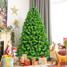 Load image into Gallery viewer, Snow Flocked Artificial Christmas Tree with Metal Stand-6.5'