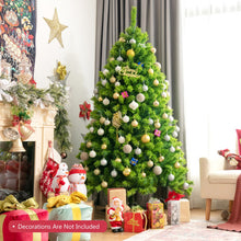 Load image into Gallery viewer, Snow Flocked Artificial Christmas Tree with Metal Stand-7.5 ft