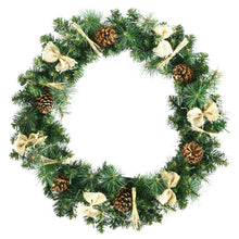 Load image into Gallery viewer, 30 Inch Pre-lit Christmas Wreath with Mixed Decorations
