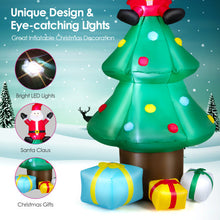 Load image into Gallery viewer, 7 Feet Christmas Tree with Santa Claus and Gift Boxes for Lawn and Party