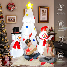 Load image into Gallery viewer, 6 Feet Inflatable Christmas Tree with Snowman