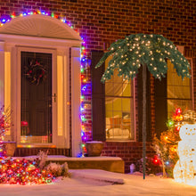 Load image into Gallery viewer, 6 Feet Pre-Lit Xmas Palm Artificial Tree with 250 Warm-White LED Lights
