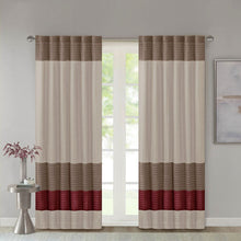 Load image into Gallery viewer, Madison Park Polyoni Pintuck Window Curtain -84" Panel MP40-2224 By Olliix