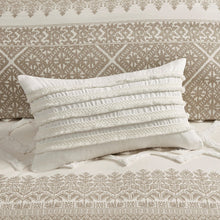 Load image into Gallery viewer, Mila Cotton Printed Duvet Cover Set With Chenille King/Cal King II12-1127 By Olliix