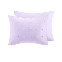 Load image into Gallery viewer, Urban Habitat Kids Callie 100% Cotton Jacquard Pom Pom 5Pcs Comforter Set - Full/Queen - Lavender UHK10-0127 By Olliix