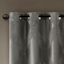 Load image into Gallery viewer, Bentley Ogee Knitted Jacquard Total Blackout Panel SS40-0064 By Olliix