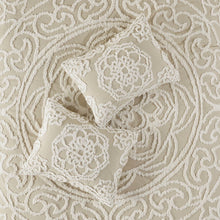 Load image into Gallery viewer, Laetitia Tufted Cotton Chenille Medallion Fringe Coverlet Set King/Cal King MP13-7119 By Olliix