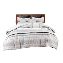 Load image into Gallery viewer, Nea Cotton Printed Comforter Set With Trims - Full/Queen II10-1130 By Olliix