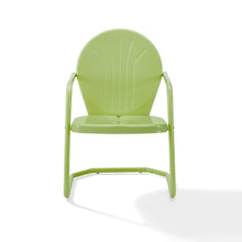 Load image into Gallery viewer, Griffith Outdoor Metal Armchair Key Lime Gloss