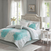 Load image into Gallery viewer, Complete Comforter And Cotton Sheet Set - Cal King Mpe10-731