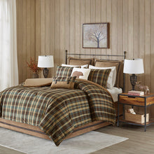 Load image into Gallery viewer, Woolrich Hadley Plaid Comforter Set -Queen WR10-080 By Olliix