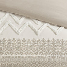 Load image into Gallery viewer, Mila Cotton Printed Comforter Set With Chenille King/Cal King II10-1125 By Olliix