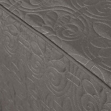 Load image into Gallery viewer, Madison Park Quebec 100% Polyester Fitted Bedspread - King - Dark Grey MP13-6475 By Olliix