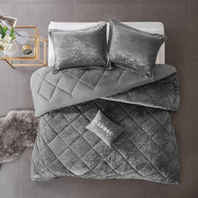 Load image into Gallery viewer, Intelligent Design Felicia Velvet Comforter Set ID10-1792 By Olliix
