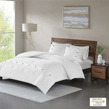 Load image into Gallery viewer, Finley 3 Piece Cotton Waffle Weave Comforter Set - King/Cal King MP10-5625