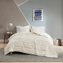 Load image into Gallery viewer, Urban Habitat Mercer 100% Cotton Coverlet Set - Full/Queen - Ivory UH13-2321 By Olliix