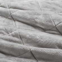 Load image into Gallery viewer, Madison Park Coleman 100% Polyester Reversible Plush To Microfiber Da Blanket MP51-6379 By Olliix