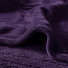 Load image into Gallery viewer, Heated Microlight To Berber Blanket QueenBR54-1942 By Olliix