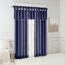 Load image into Gallery viewer, Madison Park Emilia 100% Polyester Twist Tab Lined Window Curtain MP40-6316 By Olliix