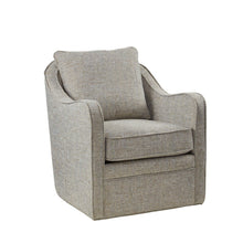 Load image into Gallery viewer, Madison Park Brianne Brianne Wide Seat Swivel Arm Chair- Grey Multi MP103-0985 By Olliix