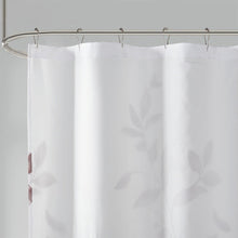 Load image into Gallery viewer, Madison Park Cecily 65% Rayonn 35% Polyester Shower Curtain- Mauve MP70-6630 By Olliix