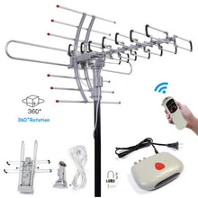 Load image into Gallery viewer, HDTV 1080P Outdoor Digital 150 Mile 360 Rotor Amplified Antenna