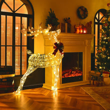 Load image into Gallery viewer, Lighted Standing Reindeer with Stakes for Christmas Decoration