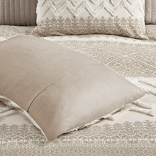Load image into Gallery viewer, Mila Cotton Printed Duvet Cover Set With Chenille Full/Queen II12-1126 By Olliix