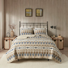 Load image into Gallery viewer, Montana Printed Cotton Quilt Mini Set - Full/Queen WR13-2947