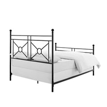Load image into Gallery viewer, Montgomery Queen Bed Black - Headboard, Footboard, Finials, Rails