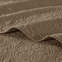 Load image into Gallery viewer, Madison Park Quebec 100% Polyester Microfiber Quilted Reversible Bedspread Set MP13-6498 By Olliix