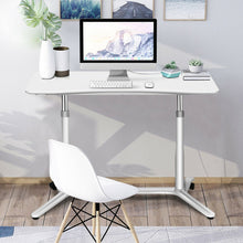 Load image into Gallery viewer, Height Adjustable PC Laptop Computer Desk-White