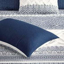 Load image into Gallery viewer, INK+IVY Mila 100% Cotton Printed Comforter Set W/ Chenille II10-1062 By Olliix