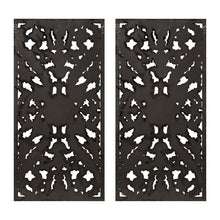 Load image into Gallery viewer, Botanical Panel Carved Wall 2 Piece Set - MP95B-0263