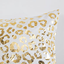Load image into Gallery viewer, Intelligent Design Lillie 100% Polyester Brushed Metallic Printed Duvet Cover Set - Twin/Twin XL - Ivory/Gold ID12-1868 By Olliix