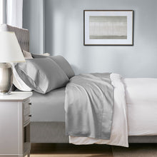 Load image into Gallery viewer, 1000 Thread Count Temperature Regulating Antimicrobial 4 Piece Sheet Set Cal KingBR20-1870 By Olliix