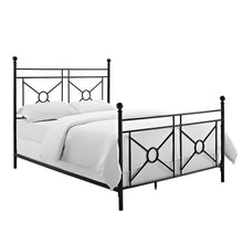 Load image into Gallery viewer, Montgomery Queen Bed Black - Headboard, Footboard, Finials, Rails