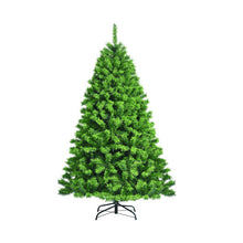 Load image into Gallery viewer, Snow Flocked Artificial Christmas Tree with Metal Stand-7.5 ft