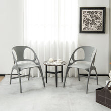 Load image into Gallery viewer, Folding Dining Chairs Set of 2 with Armrest and High Backrest-Gray