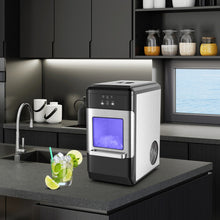 Load image into Gallery viewer, Ice Maker Countertop 44lbs Per Day with Ice Shovel and Self-Cleaning-Black