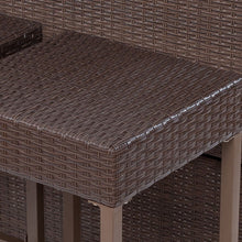 Load image into Gallery viewer, 5 pcs Rattan Wicker Dining Table Set