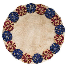 Load image into Gallery viewer, Americana Candle Mat 13"