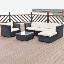 Load image into Gallery viewer, 6 pcs Patio Rattan Furniture Set