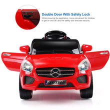 Load image into Gallery viewer, 6V Kids Remote Control Battery Powered LED Lights Riding Car-Red