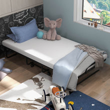 Load image into Gallery viewer, Twin Size Metal Folding Bed with Memory Foam Mattress