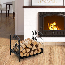 Load image into Gallery viewer, 19 Inch Heavy-Duty Firewood Rack with 110 lbs Load Capacity