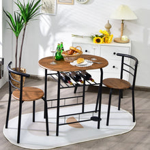 Load image into Gallery viewer, 3-Piece Space-Saving Bistro Set for Kitchen and Apartment