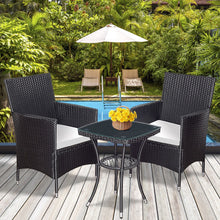 Load image into Gallery viewer, 3 pcs Garden Rattan Wicker Furniture Set