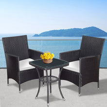 Load image into Gallery viewer, 3 pcs Garden Rattan Wicker Furniture Set