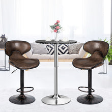 Load image into Gallery viewer, Set of 2 Adjustable Bar Stools for Counter